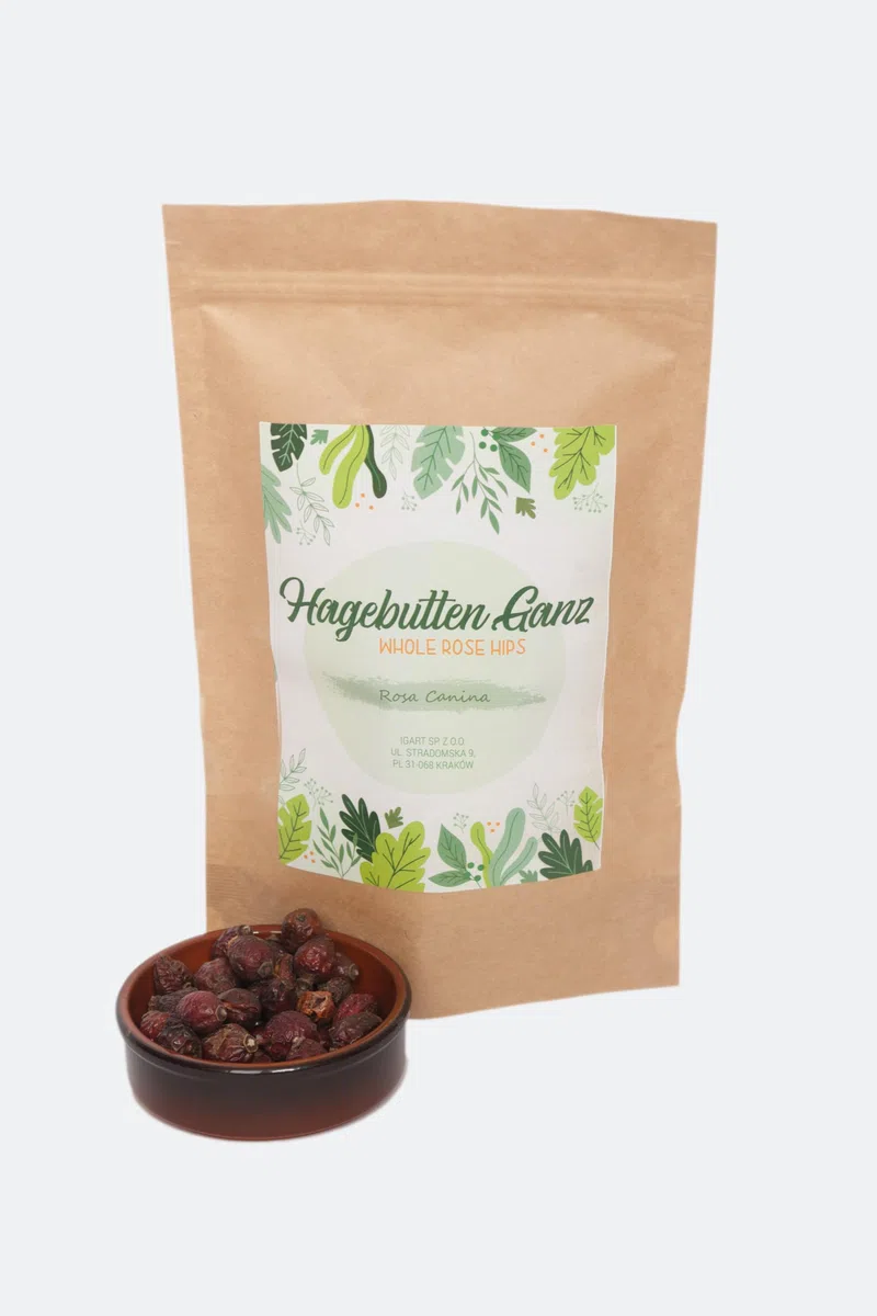 Rosa Canina Intera 2kg, Rosae Pseudo - Fructus, 100% Rosa Canina Naturale, Effetto Ringiovanente, Fonte di Vitamina C