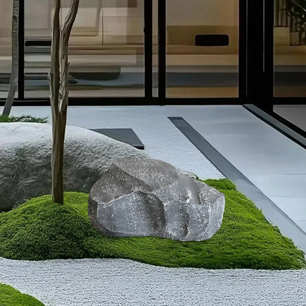 KESOTO Roccia Artificiale per Nascondere Cavi E Attrezzature. Scultura in Pietra Sintetica E Realistica per Giardini E, 40x22x18cm
