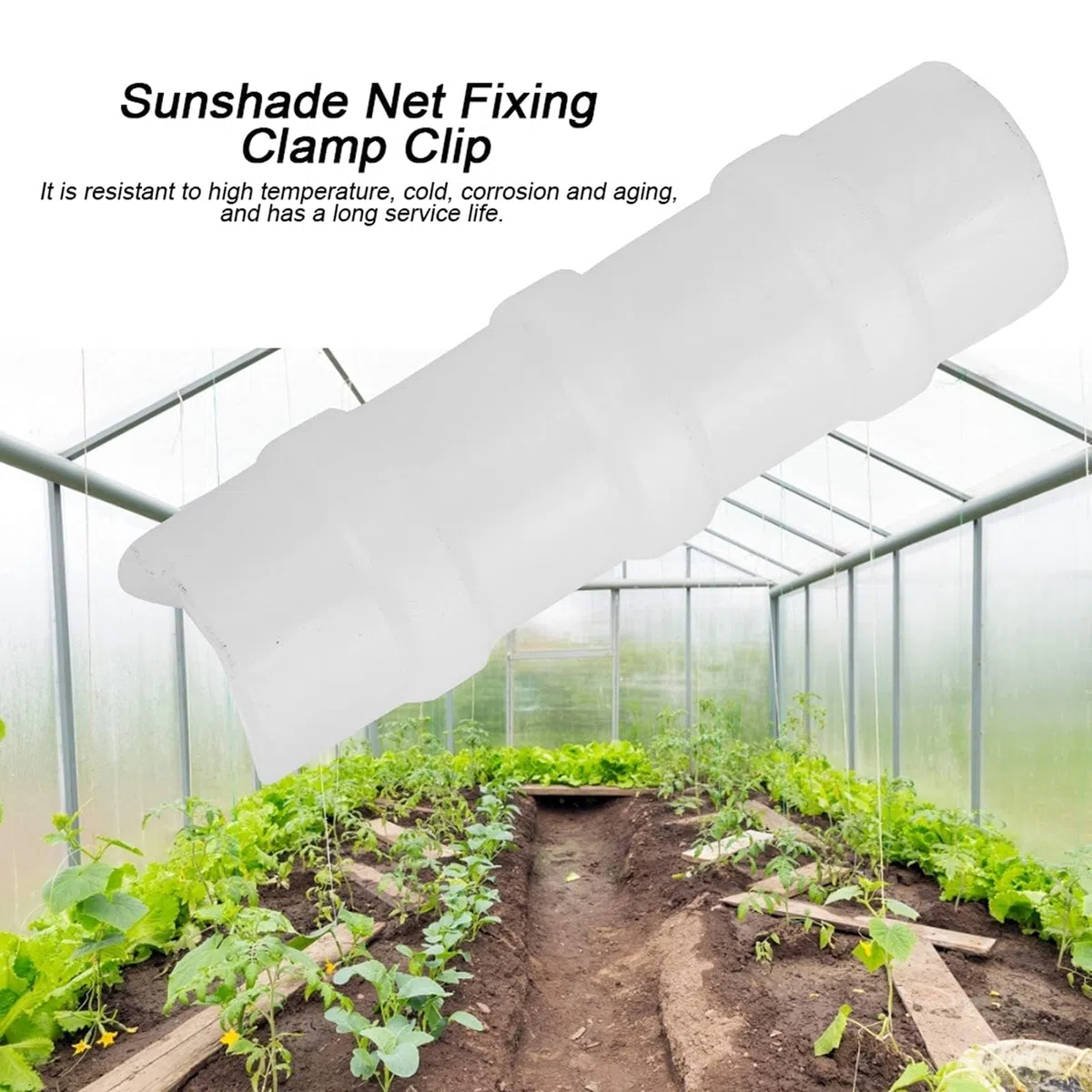 100 pz Serra Film Clip Giardino Edifici Tubo Clip Serra Telaio Tubo Tubo Clip Morsetto Connettore Kit