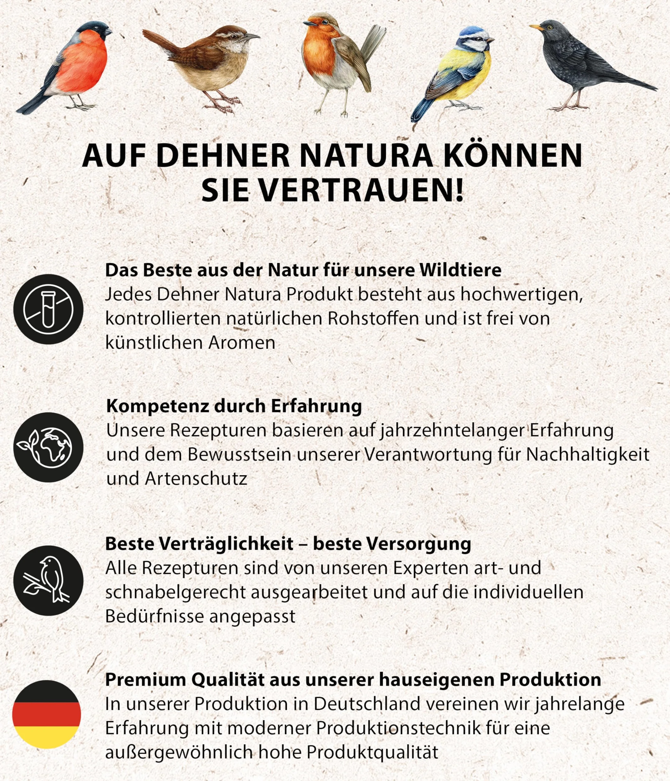Dehner Natura Premium mangime per Uccelli Selvatici, Arachidi per metà o Intere, 5 kg