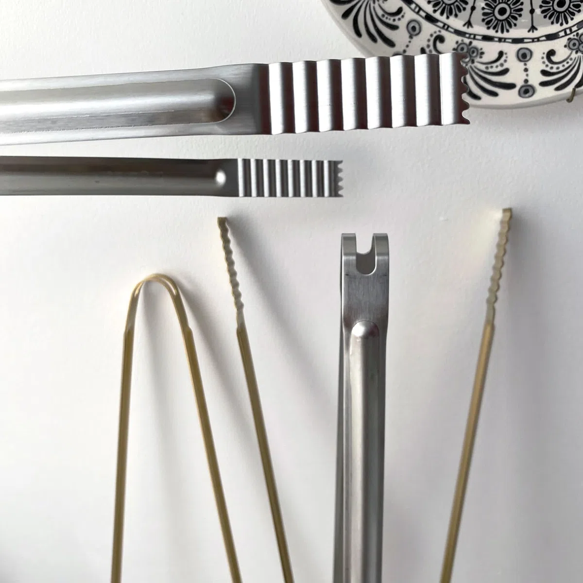 Pinze in acciaio inox da 50 cm con manico extra lungo (2 pezzi), color argento, pinze per alimenti di grandi dimensioni, per barbecue, grigliare, cucinare, friggere, spostare carbone