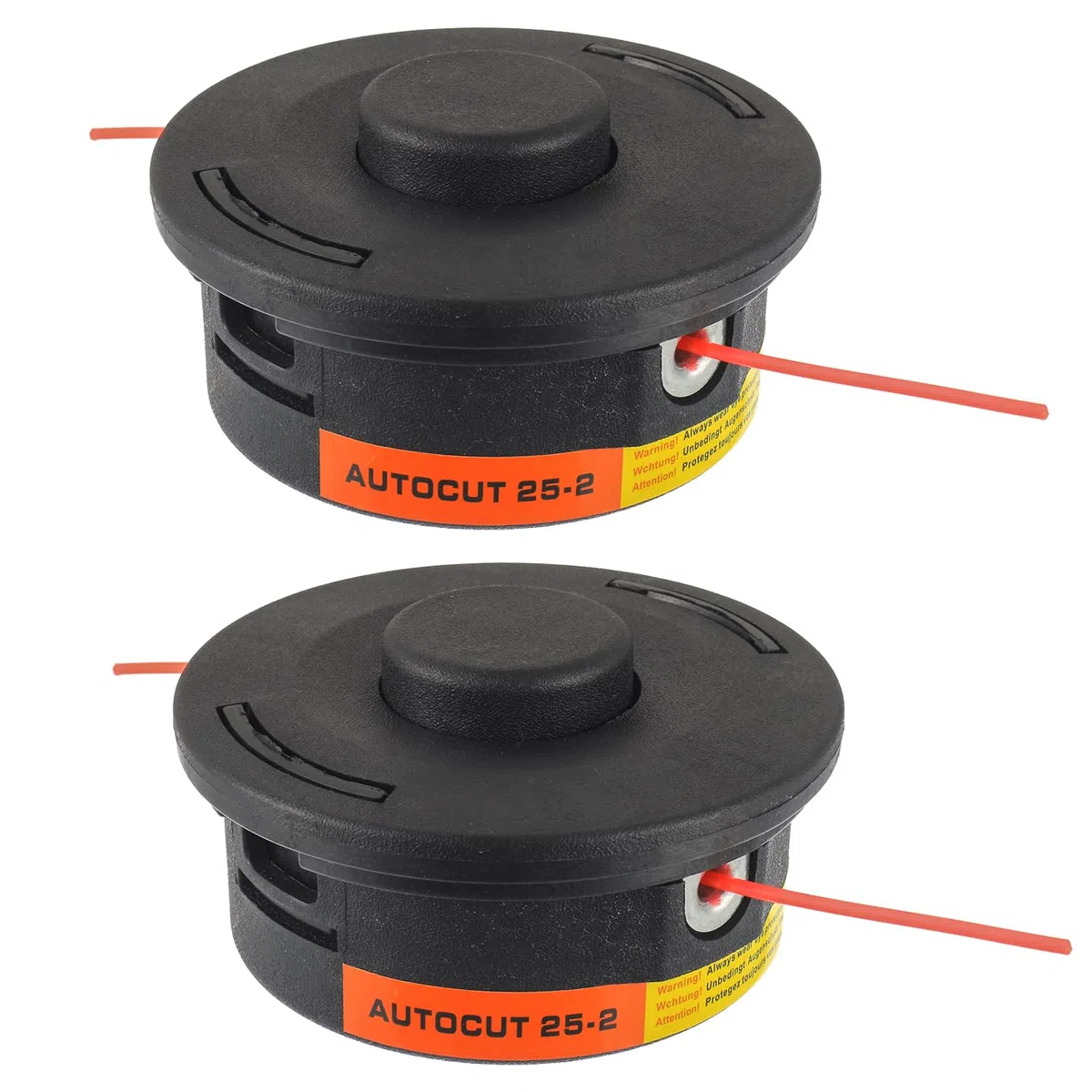 Trimmer Testina Autocut 25-2 Testa Falciante Bombata per Stihl FS100 FS106 FS108 FS100RX FS110 FS120 FS130 FS200 FS300 FS350 FS450 FS550 KM55 KM85 KM90 FR106（2 Pezzi）