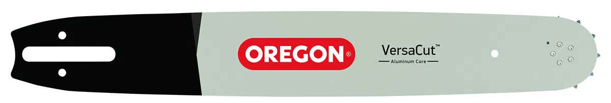 Oregon 203VXLHD025 - Barra di guida professionale per motosega Versacut, 20 cm, con supporto motore D025