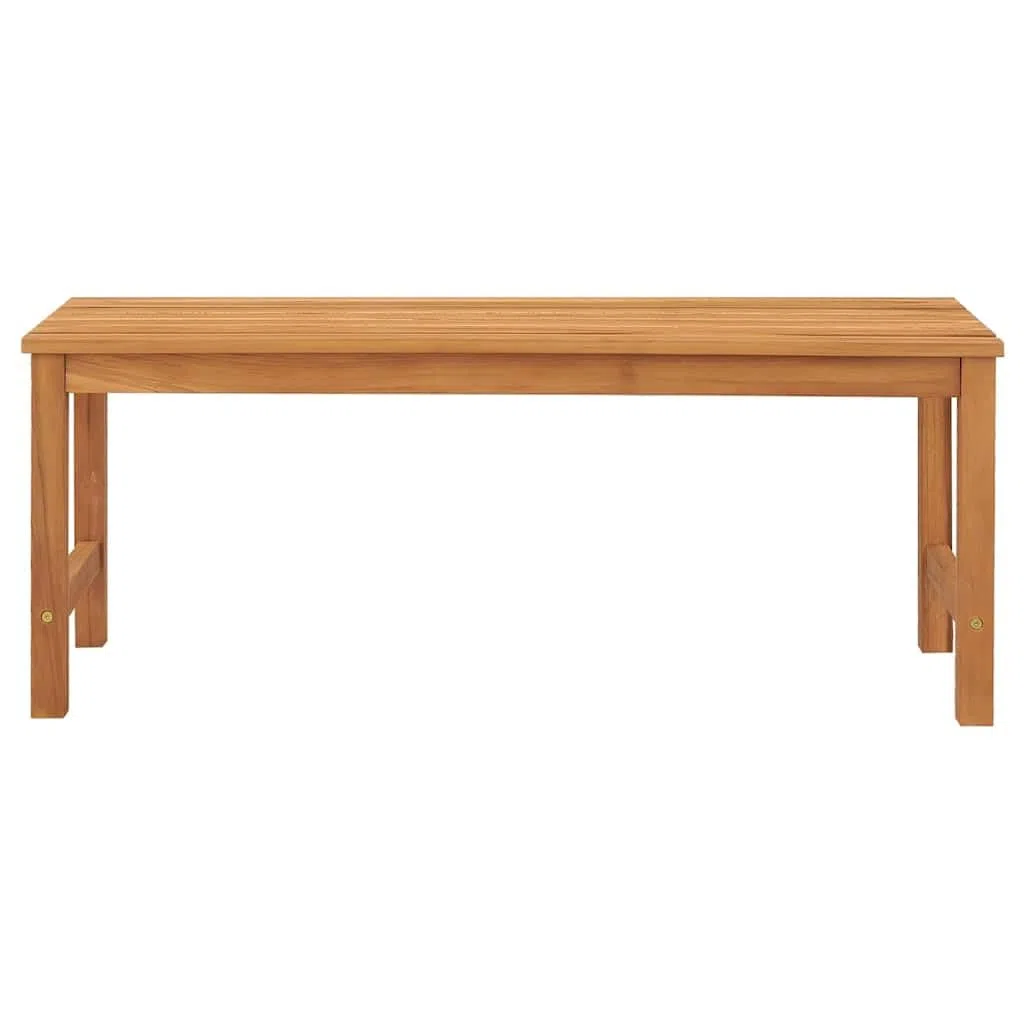 vidaXL Panchina da Giardino 114 cm in Legno Massello di Teak