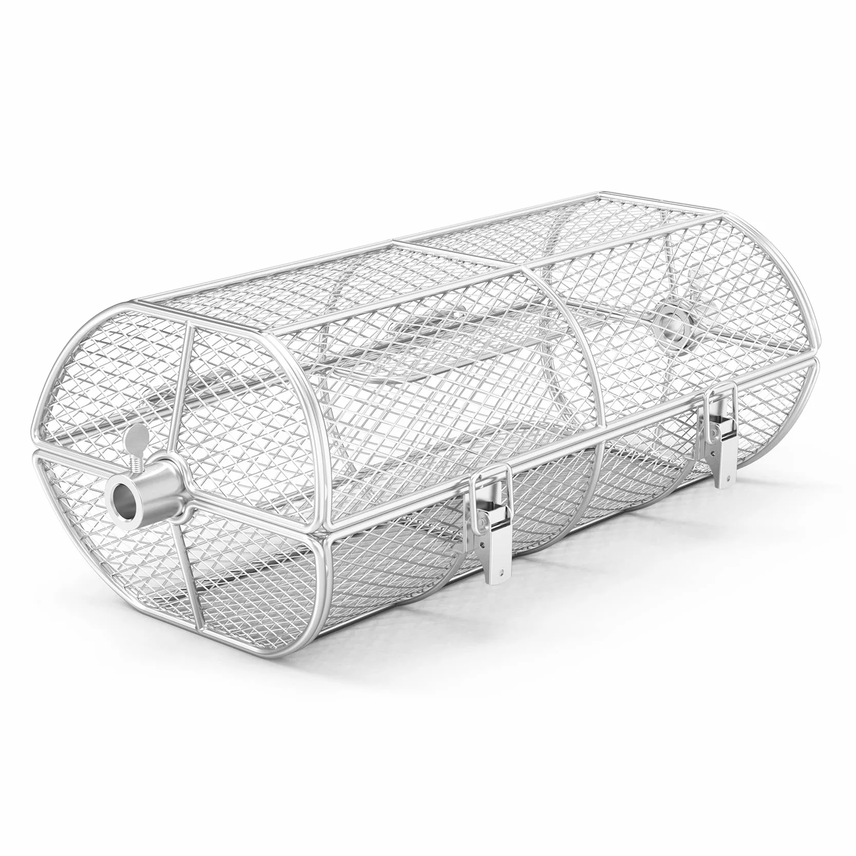 onlyfire BRK-6039 Acciaio Inossidabile Universale Rosticceria Grill Peanut Fagioli Fritte Cestino Si Adatta per Qualsiasi Gas Grill in Acciaio Inox