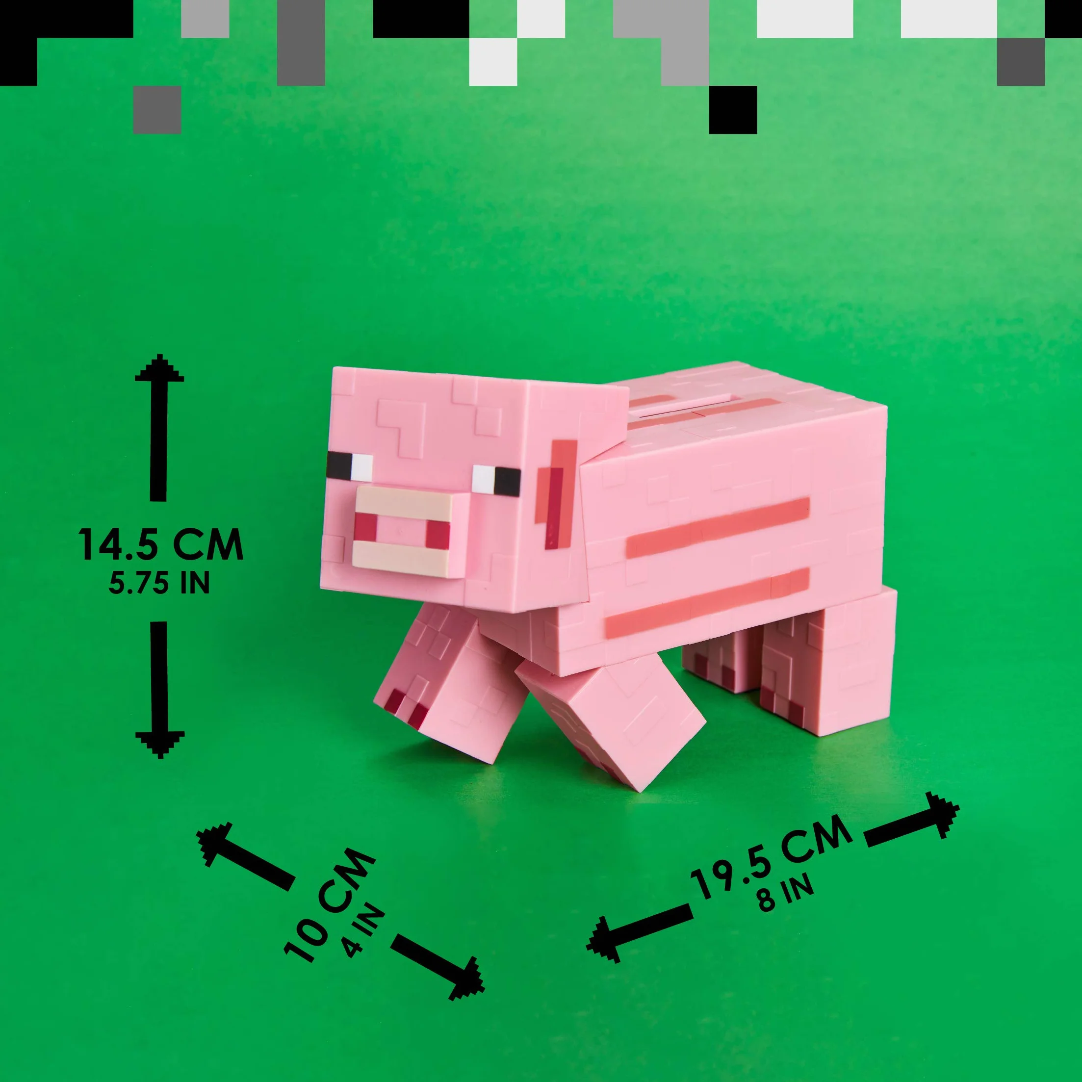 Salvadanaio Minecraft Pig Salvadanio per Bambini, Regalo per Gamer