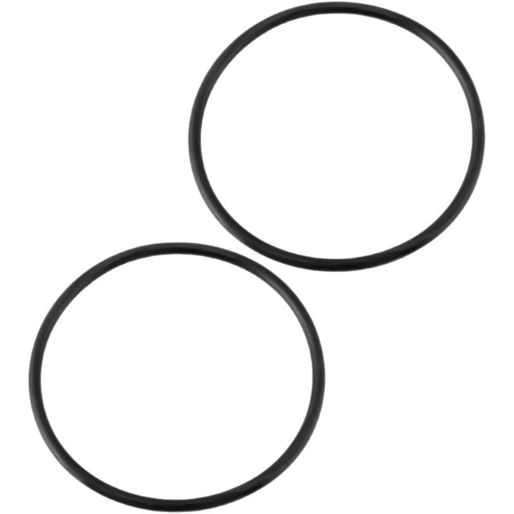 EasyByMall Set di 2 anelli O-ring antiscivolo in gomma fluoro per attrezzature da piscina fuori terra, guarnizione resistente agli agenti chimici e al calore, confezione da 2