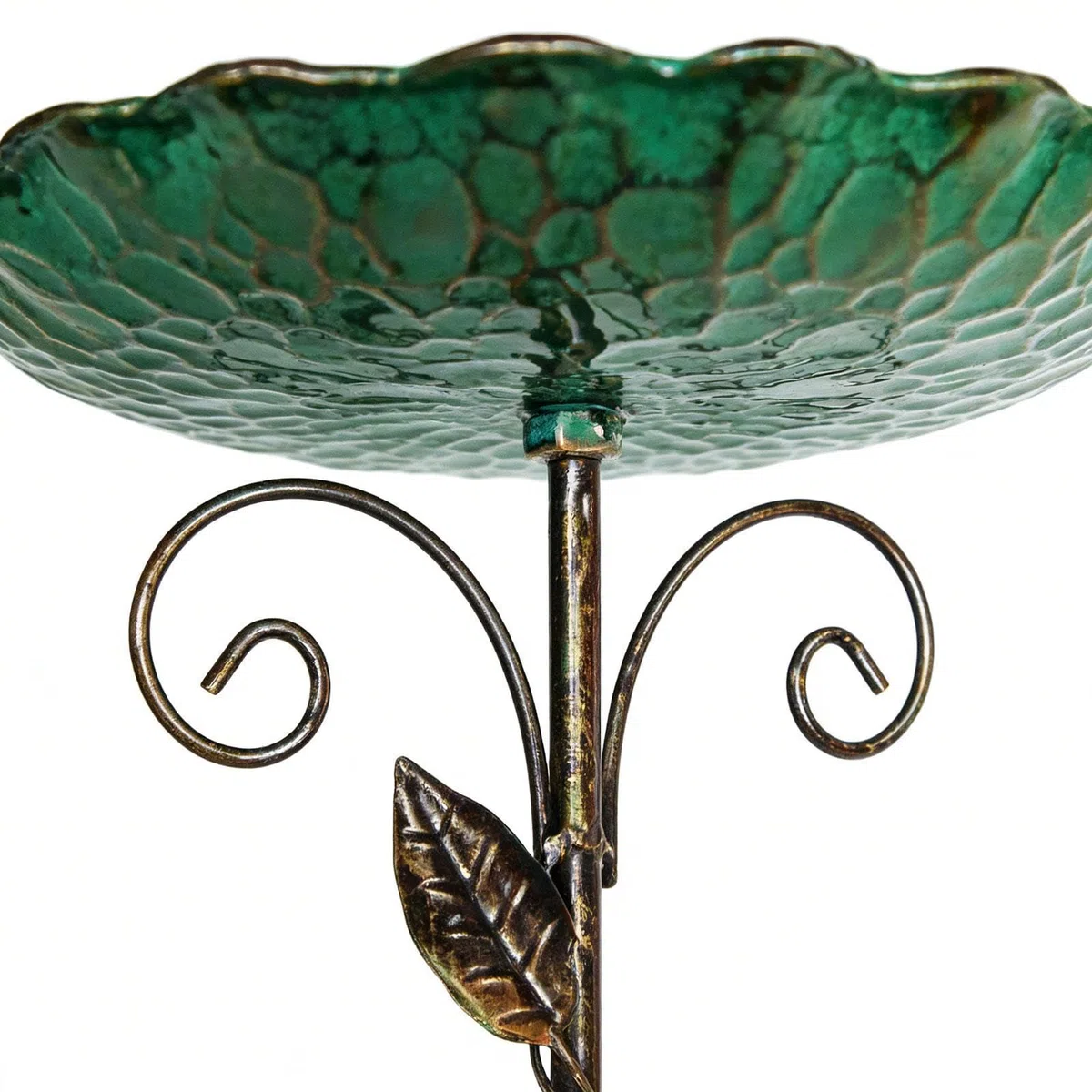 Generisch Bagno per uccelli da esterno – Dispenser di acqua decorativa alto 76,2 cm, abbeveratoio per uccelli con picchetto – per giardino, cortile, terrazza, parco e paesaggio