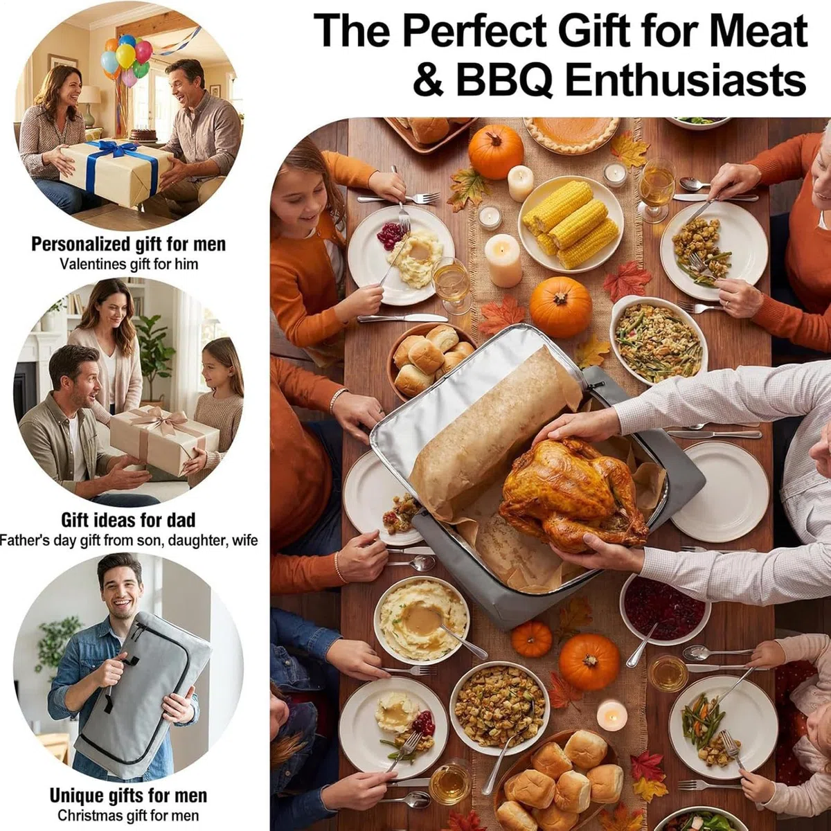 Coperta di carne da barbecue, conservazione del succo e a prova di perdite | Coperta per barbecue - Per petto, , maiale, festa, cucina, campeggio, compleanno, uomini, padre