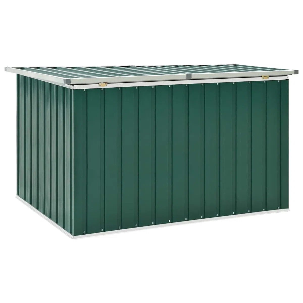 Festnight Baule da Esterno, Cassapanca Contenitore da Esterno, Baule Esterno Impermeabile, Verde 149x99x93 cm