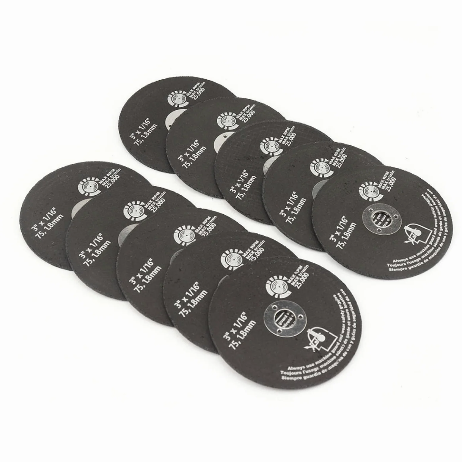 Lama per sega circolare per legno, Dischi da taglio for smerigliatrice, mola abrasiva in resina da 3" e 75 mm, utensili for fresatura, 25 pezzi(30pcs)