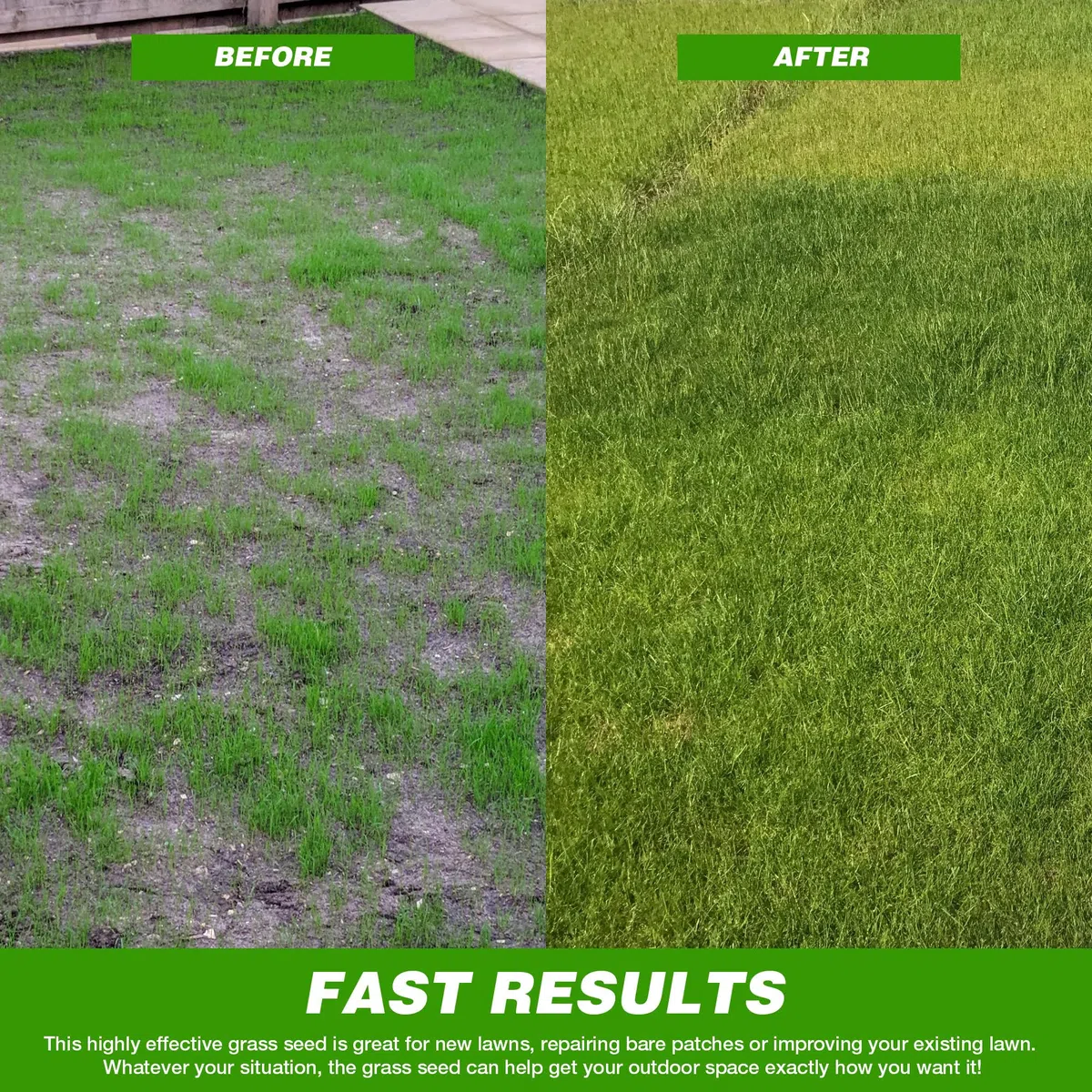GroundMaster Shady Premium Dark è un seme di erba di qualità per prati di varie dimensioni.