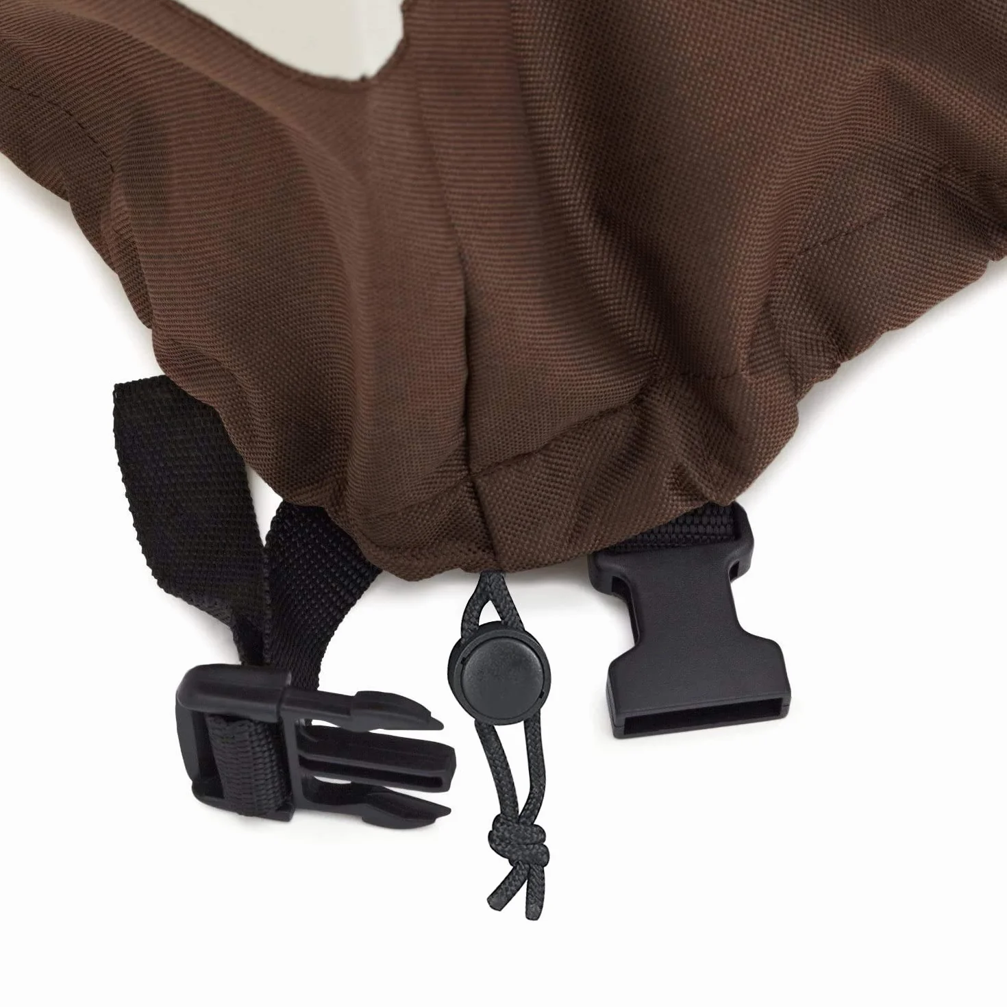 Amazon Basics Telo di copertura sagomato per panca a 2 posti, Beige + Marrone Chiaro