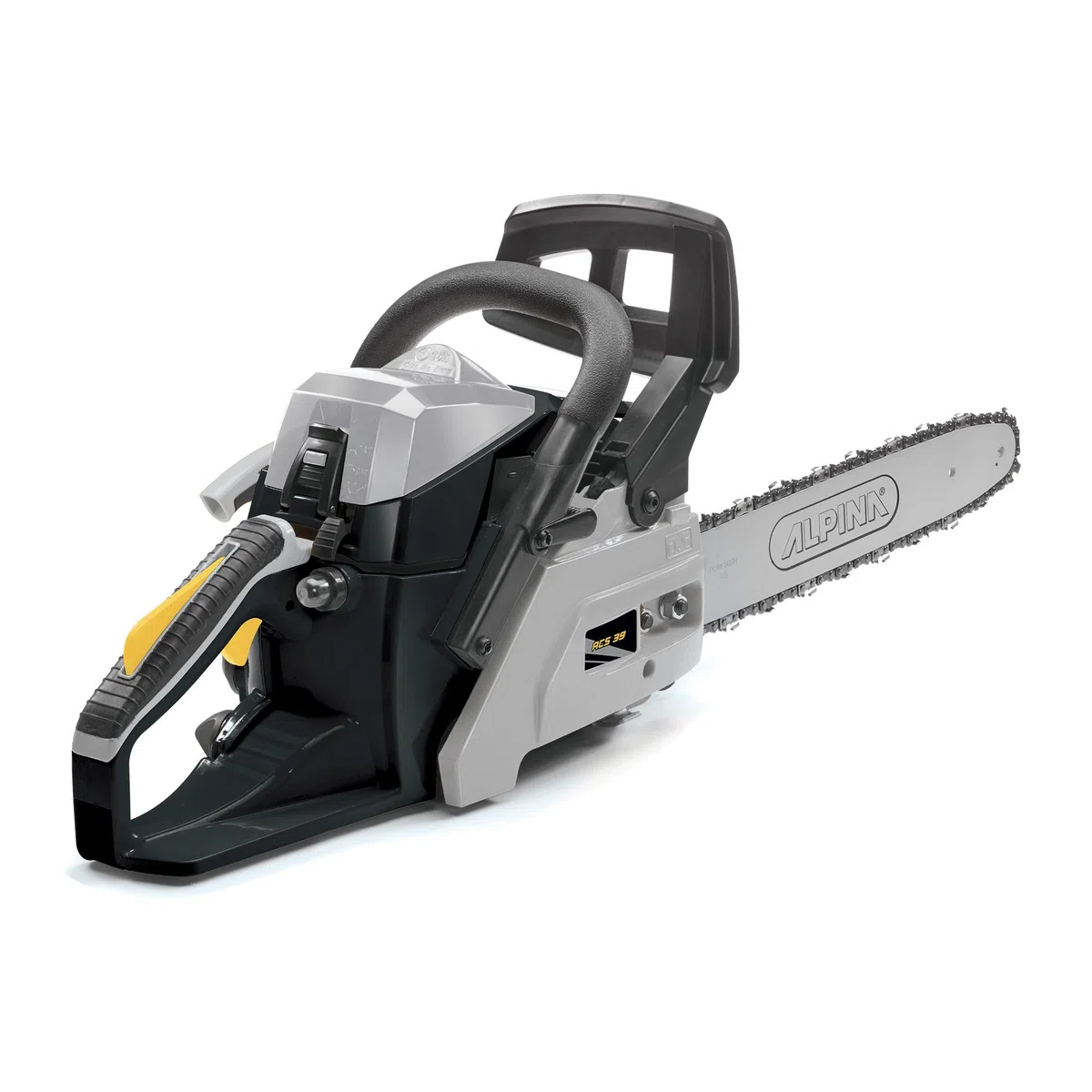 Alpina ACS 39 Motosega a Scoppio, 1.2 kW, 35 cm – Easy Start, Pompa Olio Automatica Regolabile – Per taglio legno domestico