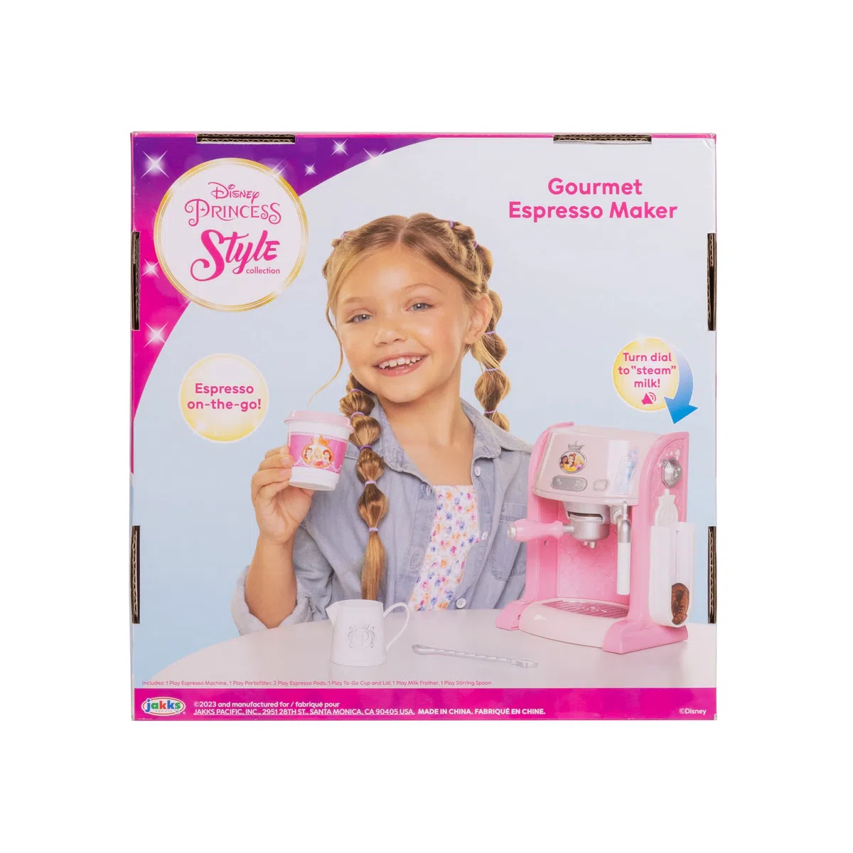 Disney Style Collection - Macchina Espresso Delle Disney Princess, Si Illumina ed Emette Suoni Come Una Vera Macchina del Caffè