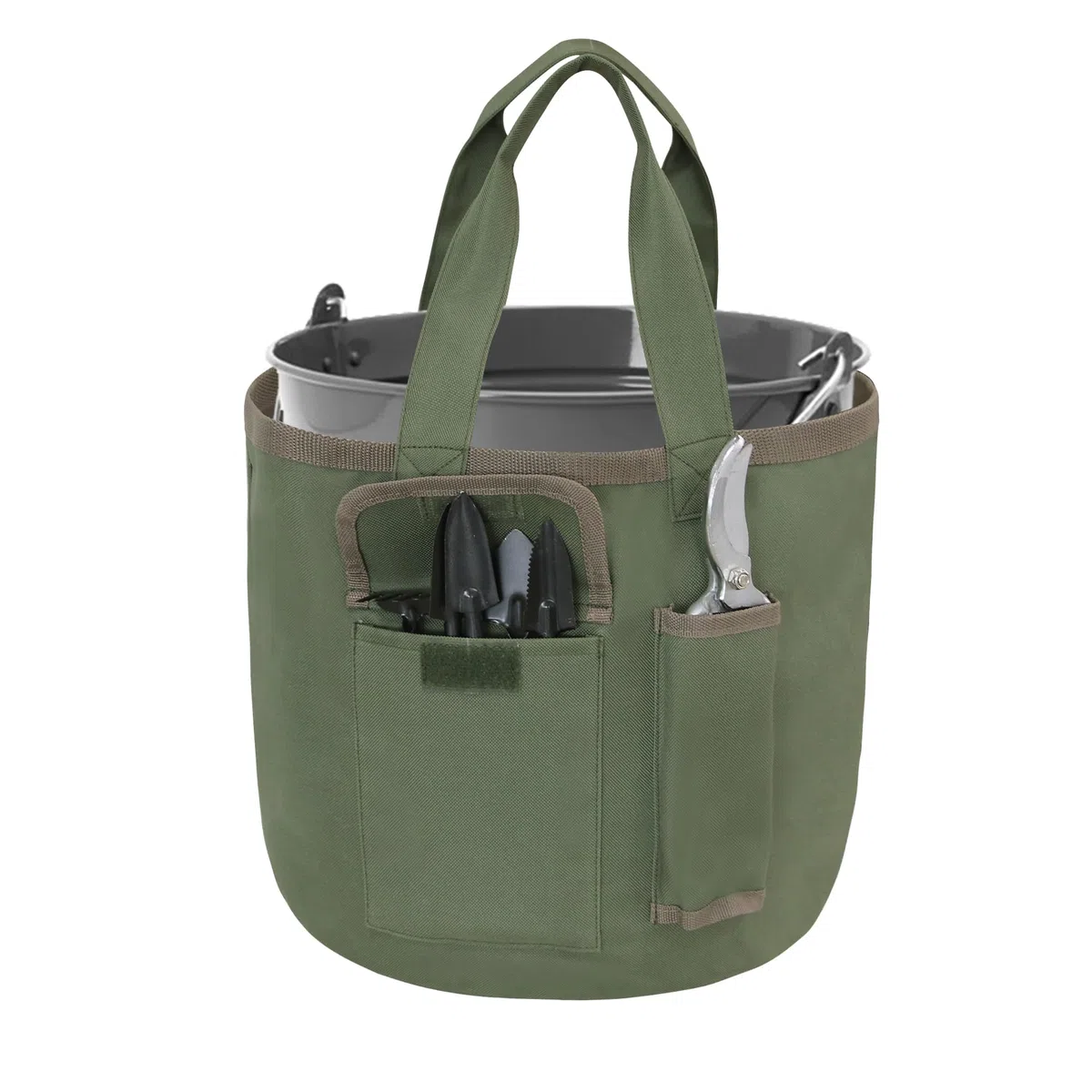 Borsa porta attrezzi da giardino, organizer da giardinaggio con tasche, borsa tote per attrezzi da giardino in Oxford impermeabile, per donne e uomini, giardinieri (solo borsa)
