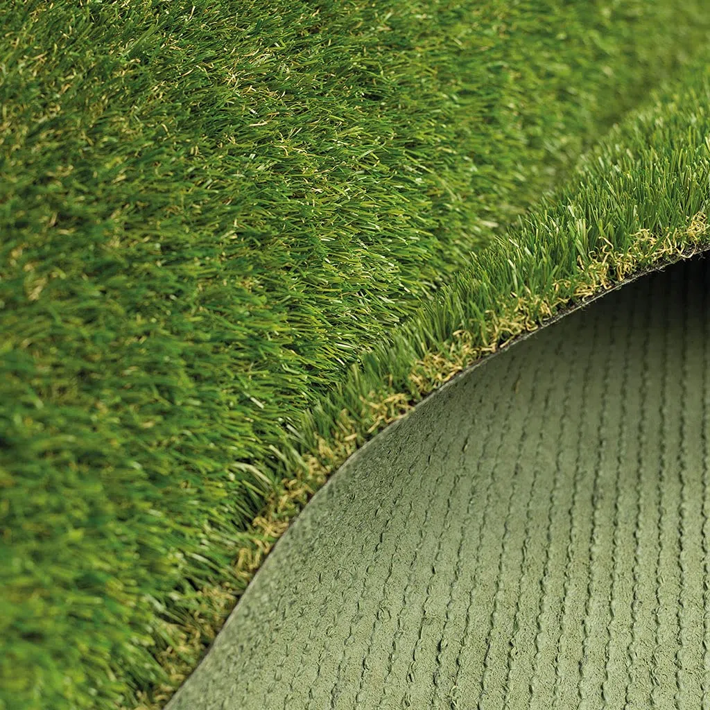 OLIVO.Shop - LUXURY SOFT GRASS GREEN Erba sintetica per giardini e terrazze, Prato sintetico 40 mm drenante, Manto erboso a rotoli artificiale, varie misure (Metri 1x1)