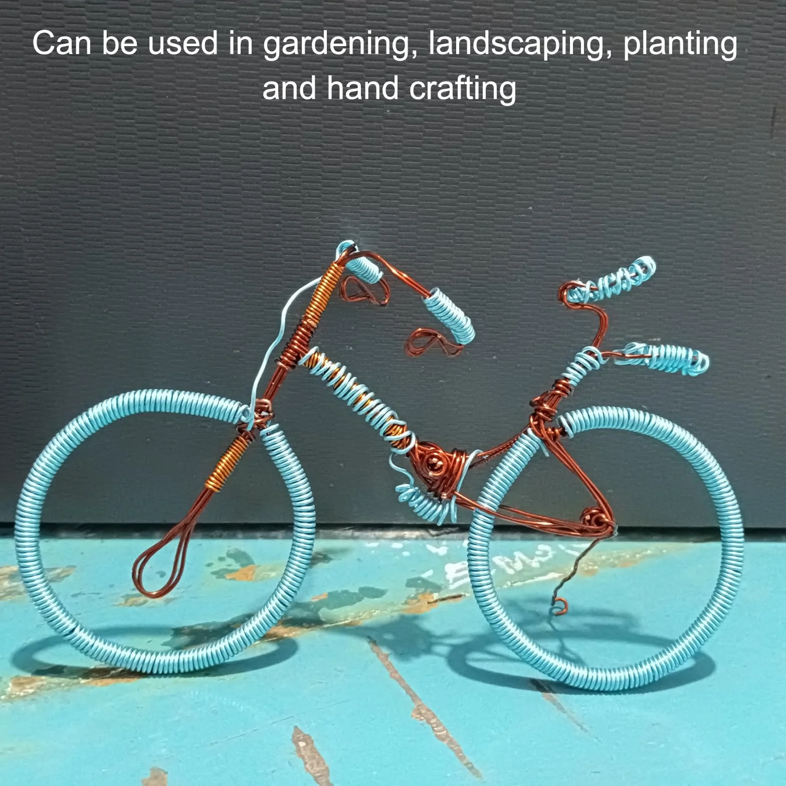 QUARKZMAN Rotolo di Filo Bonsai, Spessore 3mm, Lunghezza 33ft, Filo di Alluminio Anodizzato Flessibile per Attrezzi Bonsai, Alberi, Giardino, Orticoltura, Paesaggistica, Marrone