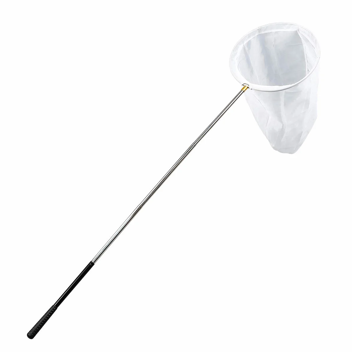RESTCLOUD Rete professionale per insetti e farfalle con anello da 35,6 cm, profondità netta 66 m, manico telescopico da 150 cm, si estende fino a 200 m in acciaio inox