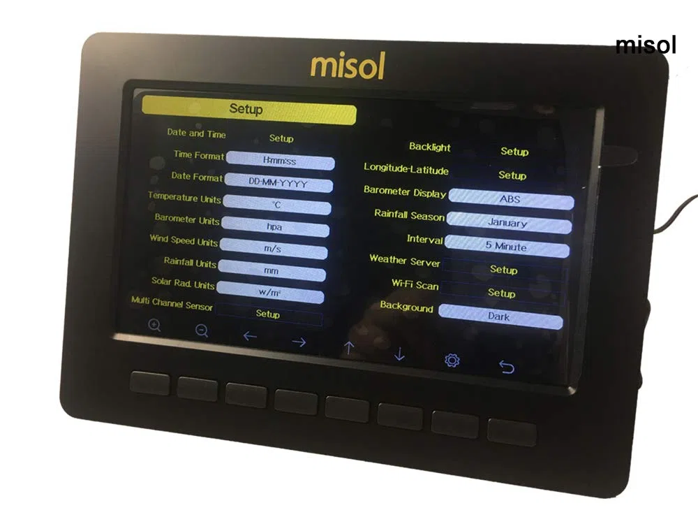 MISOL Wireless weather station connect to WiFi, upload data to web (wunderground)/Stazione meteo wireless per connettersi al WiFi, caricare i dati sul web (wunderground)