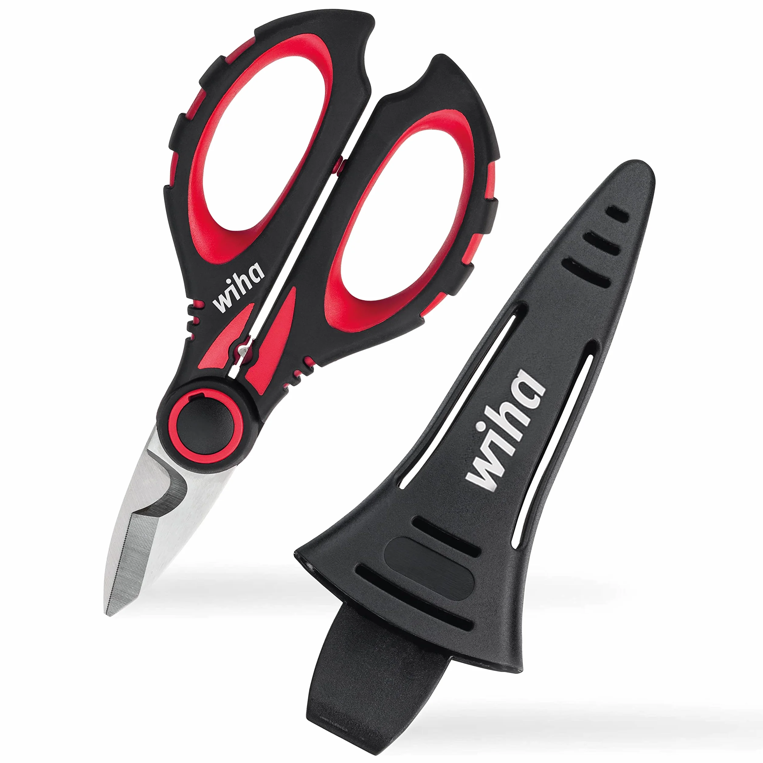 Wiha Tijera profesional con función de crimpado 160 mm (41923)