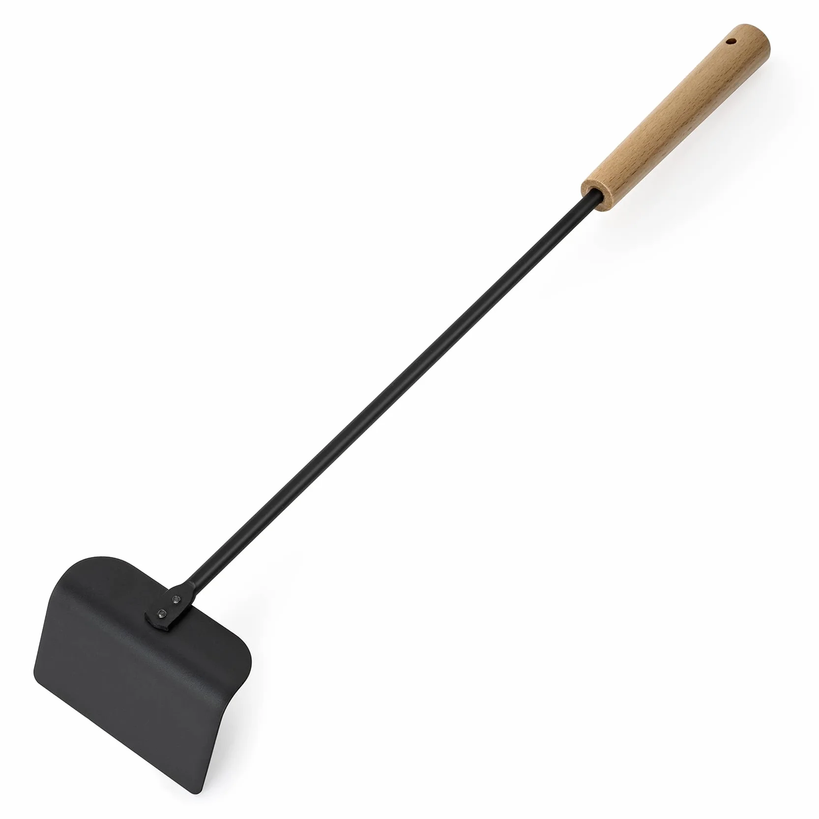 onlyfire Grattacenere in Metallo con Manico Lungo 53 cm, Accessorio per Barbecue a Carbonella e Altre Griglie a Carbonella