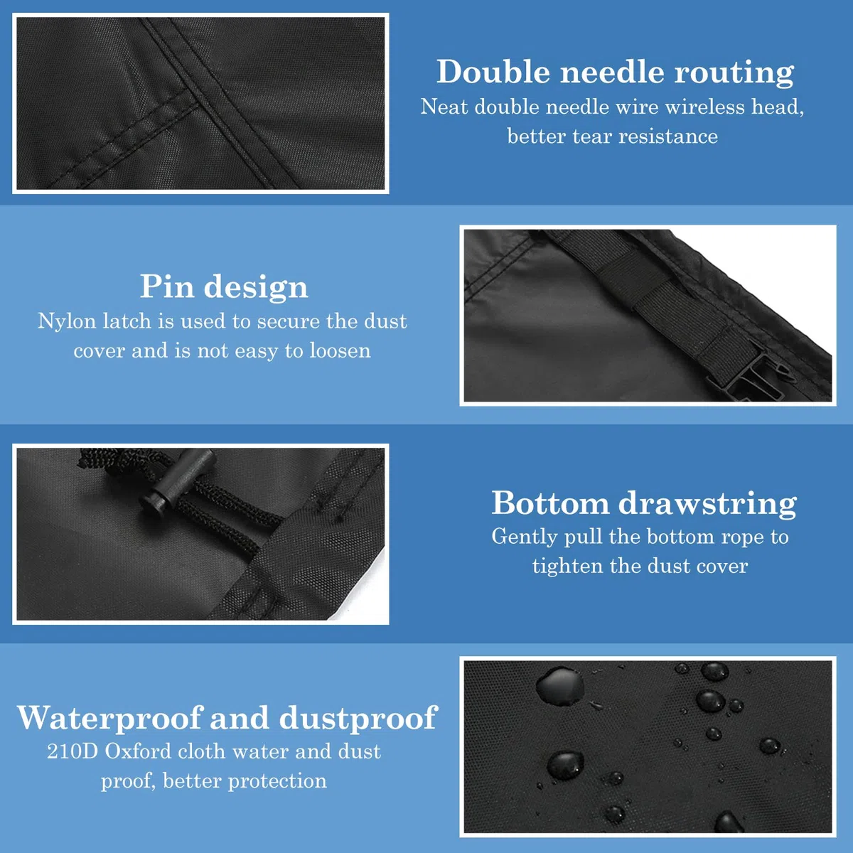 Copertura per poltrona sospesa, impermeabile Oxford: copertura per poltrona sospesa, resistente alle intemperie, resistente ai raggi UV, antistrappo, antipolvere (190 x 115 cm)