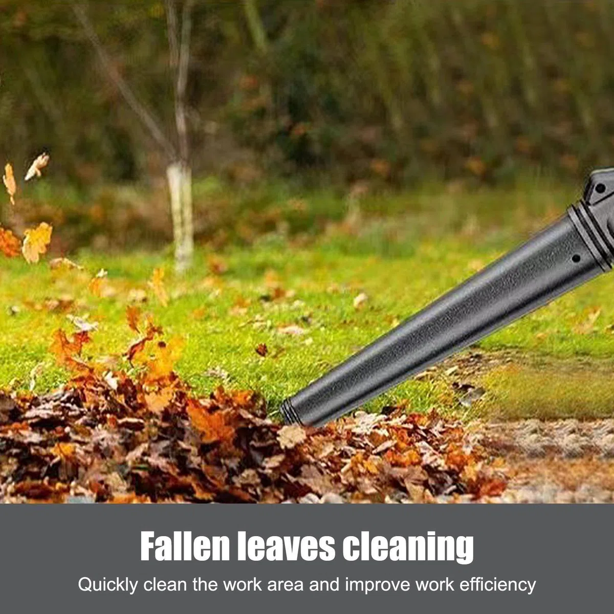 Soffiatore per Foglie Potente Elettrico a 2 Velocità | Aspirapolvere da Giardino Portatile per Manutenzione Pulizia Giardino Prato Cortile Auto Spolveratura
