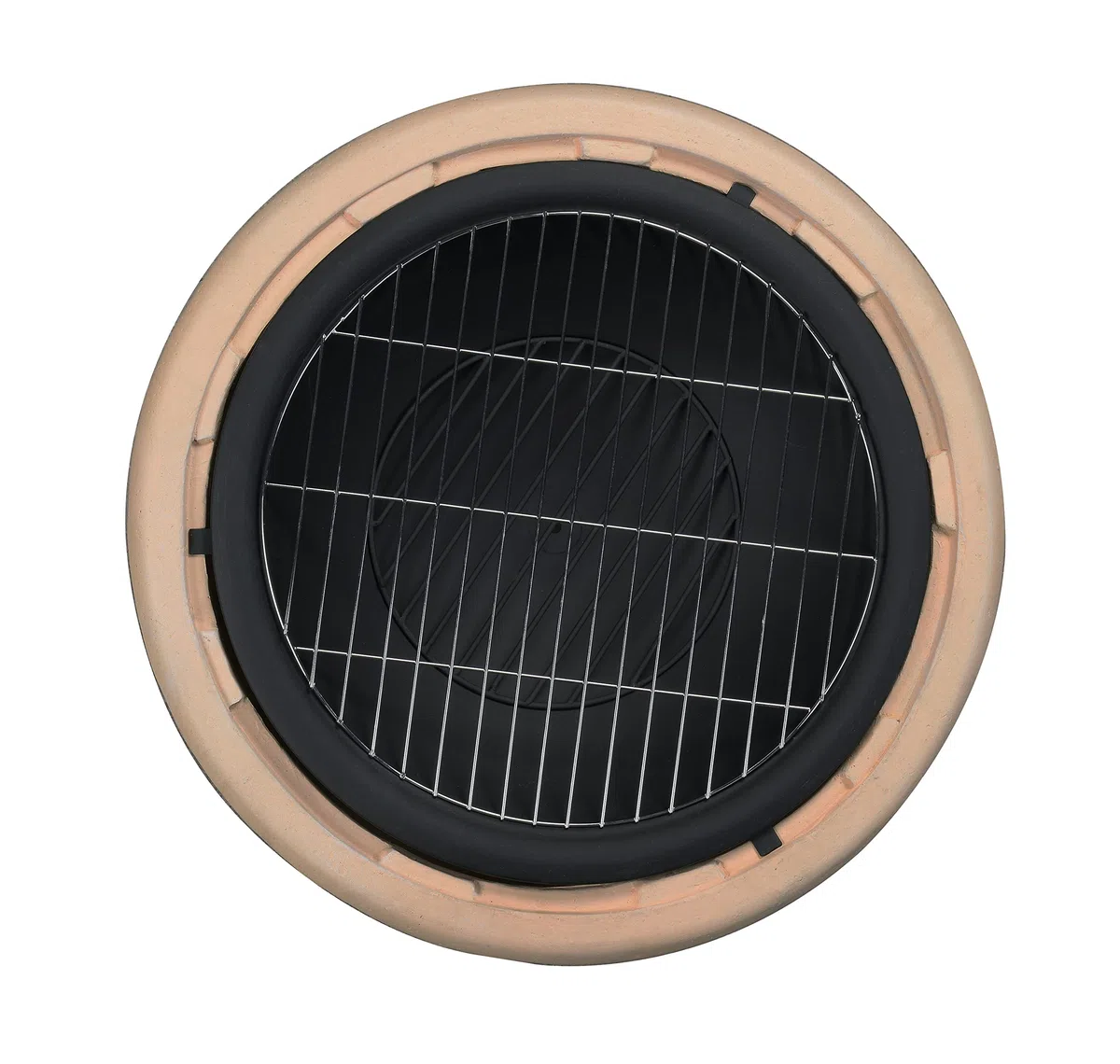 Peaktop - Braciere da Esterno, Rotondo Design 68 cm, a Legna HR26303AA-S