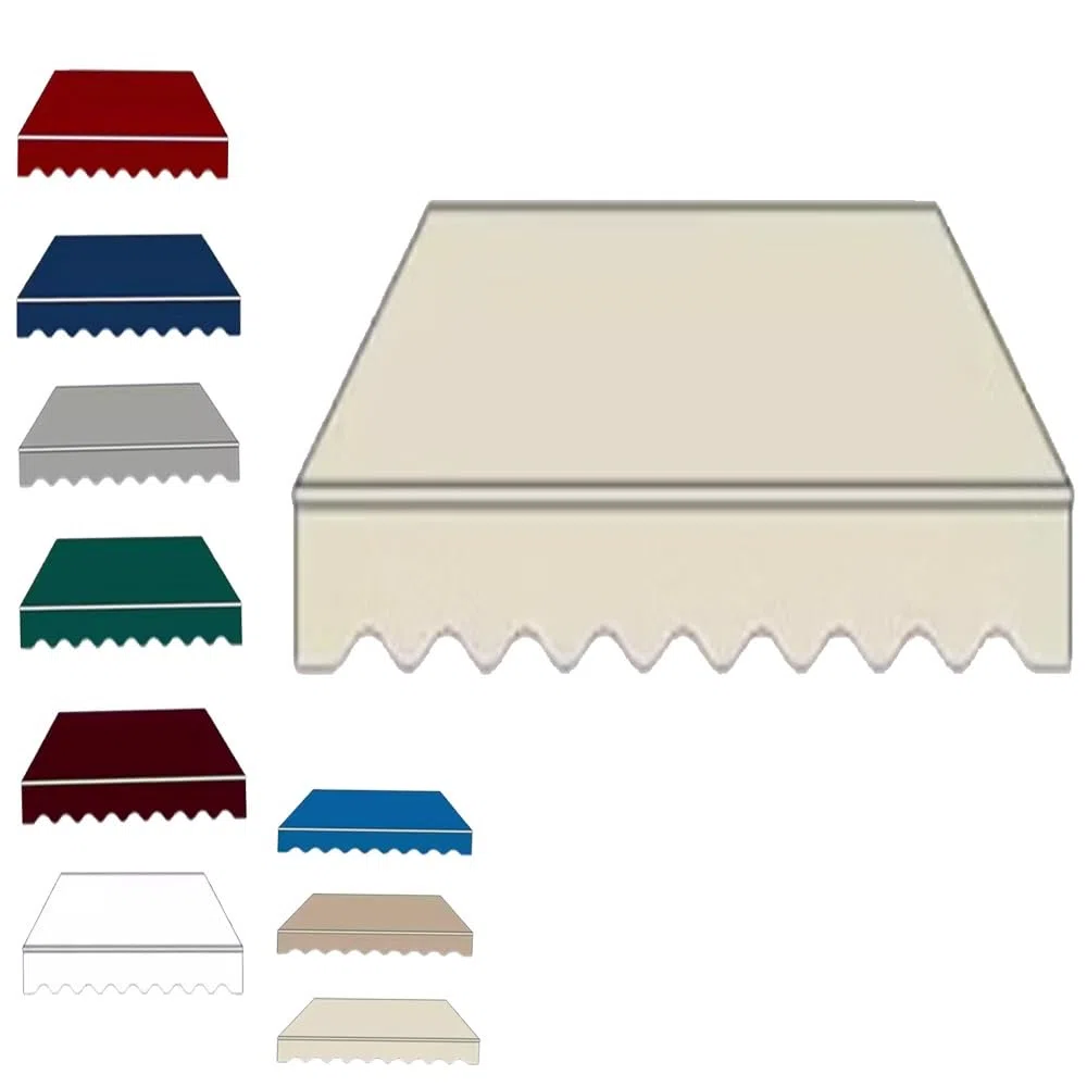 Esterno Tessuto per Tende da Sole Retrattile Tessuto di Ricambio per Tenda da Sole da Giardino, Terrazzo Telo per Tenda da Sole Impermeabile(Beige,8x6.5ft/250x200cm)