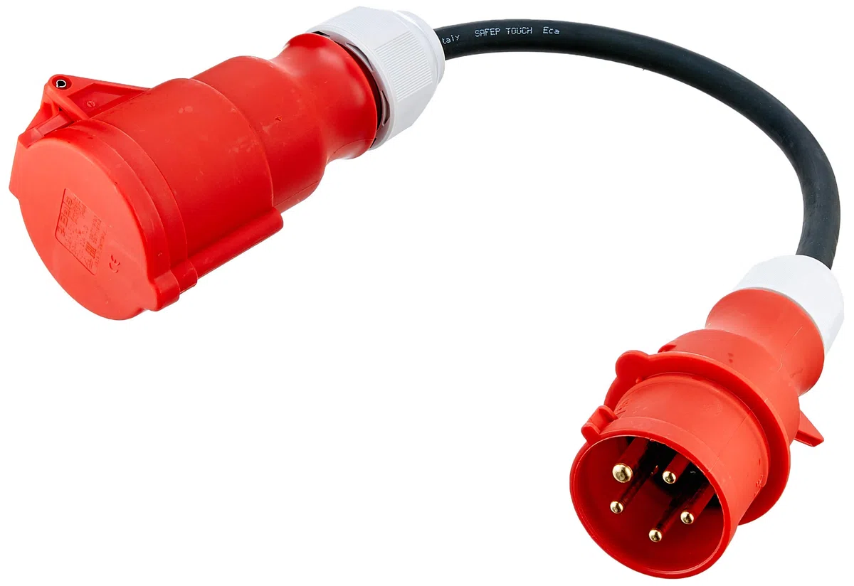 Unitec 47460 - Adattatore 16/32 A, cavo 0,5 m, H07RN-F5G2,5 mm