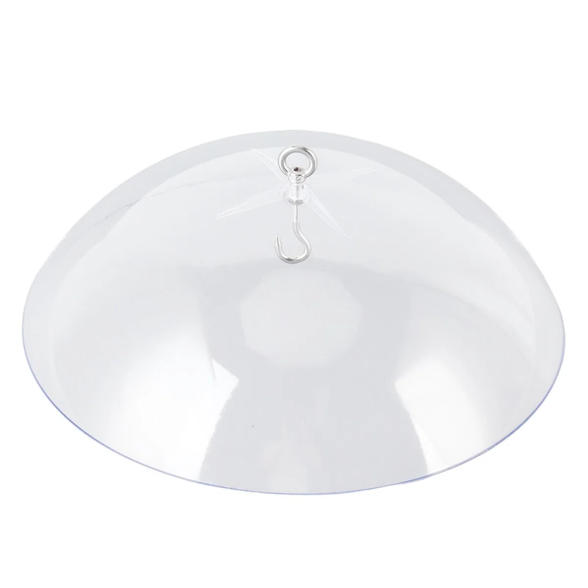 Copertura a cupola protettiva in plastica dalle intemperie, deflettori per scoiattoli Mangiatoie per uccelli Protezione antipioggia Copertura a cupola trasparente per mangiatoia