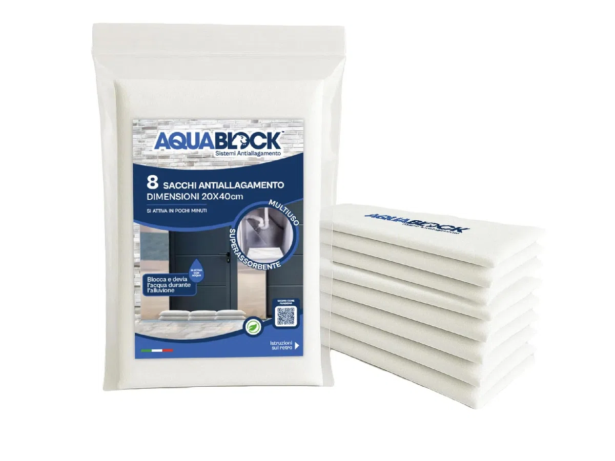StickersLab - Sacchi Autoespandenti Antiallagamento 20x40cm – Barriera Assorbente Immediata da 8 o 20 pcs. (8)