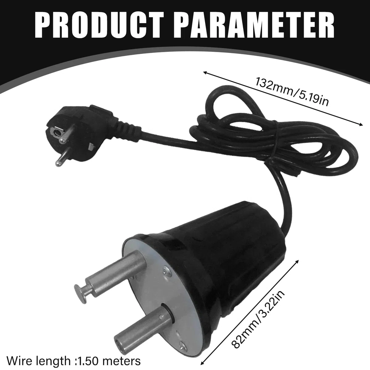 Motore elettrico per barbecue, motore in ABS, DC 220 V-240 V, per esterni, accessorio per barbecue, rotatore, per barbecue in cipriota FD801B