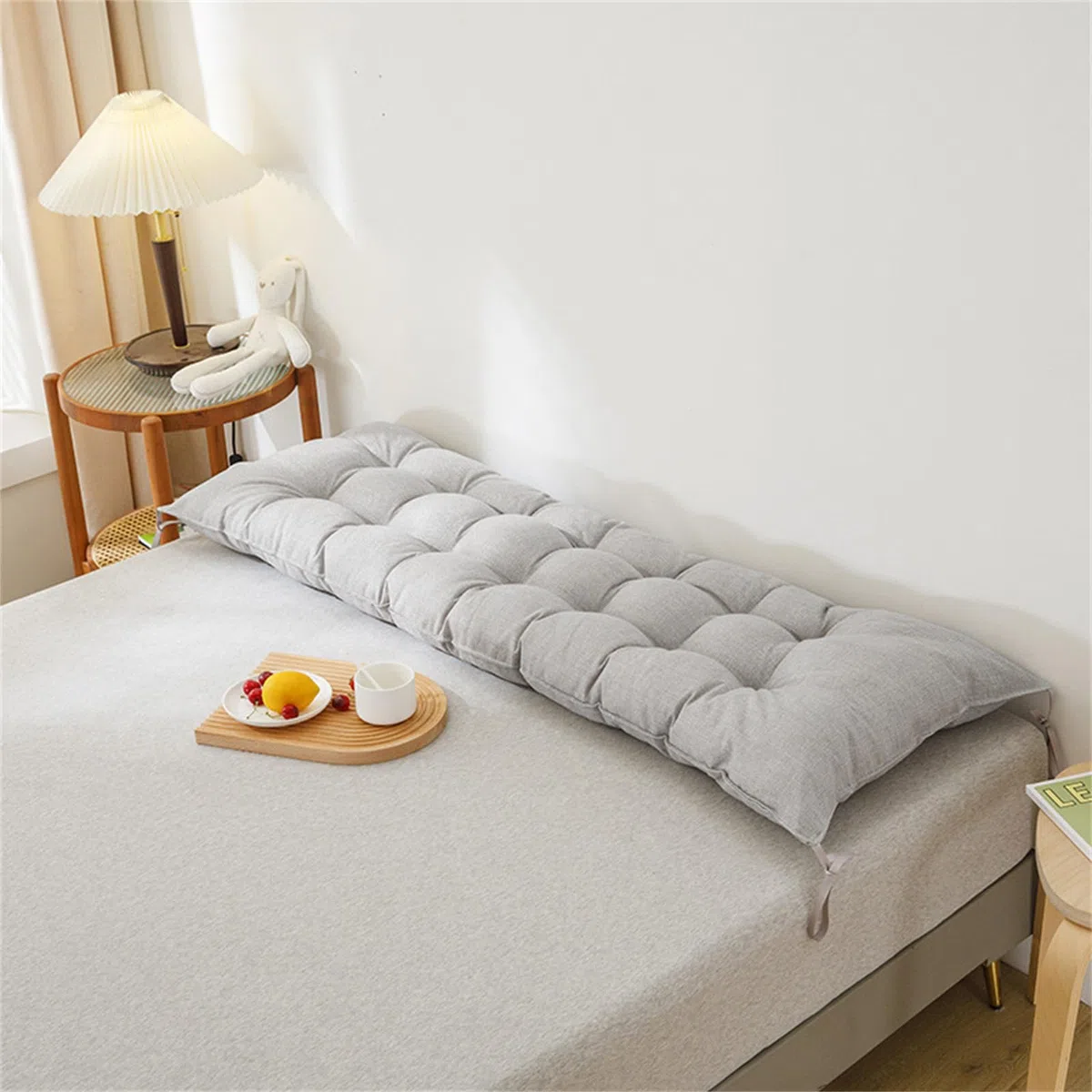 Morbuy Cuscino per Sedia a Sdraio, Cuscino per Poltrona Sedia da Bagno di Sole, Cuscino Imbottito per Sdraio Relax Giardino per Interni ed Esterni, Vacanze (120 * 50 * 10cm,Verde Salvia)