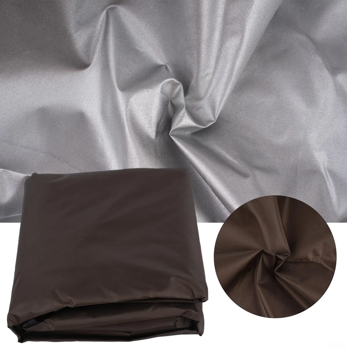 Cuscino impermeabile per dondolo da giardino da 150 cm, copertura antipolvere di ricambio per dondolo a tre posti (verde scuro)