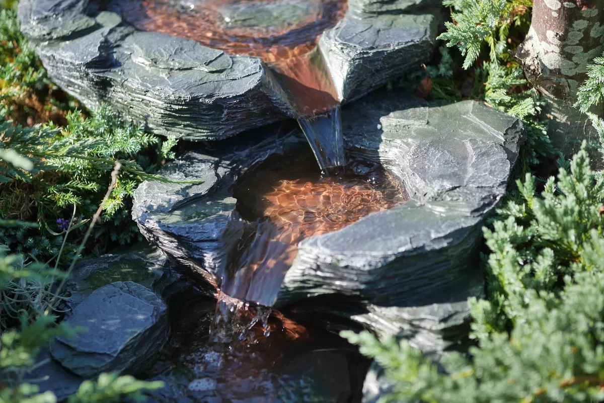 Köhko Elemento per ruscello con presa d'acqua per il vostro giardino 14007Q