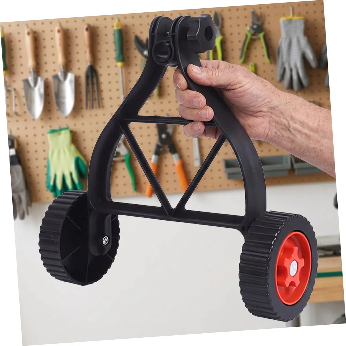 HEALLILY 2 Pezzi Ruota di Ricambio Accessorio Compatto e Resistente per Decespugliatore Batteria Facile da Montare e Durevole per Taglio Prato Domestico