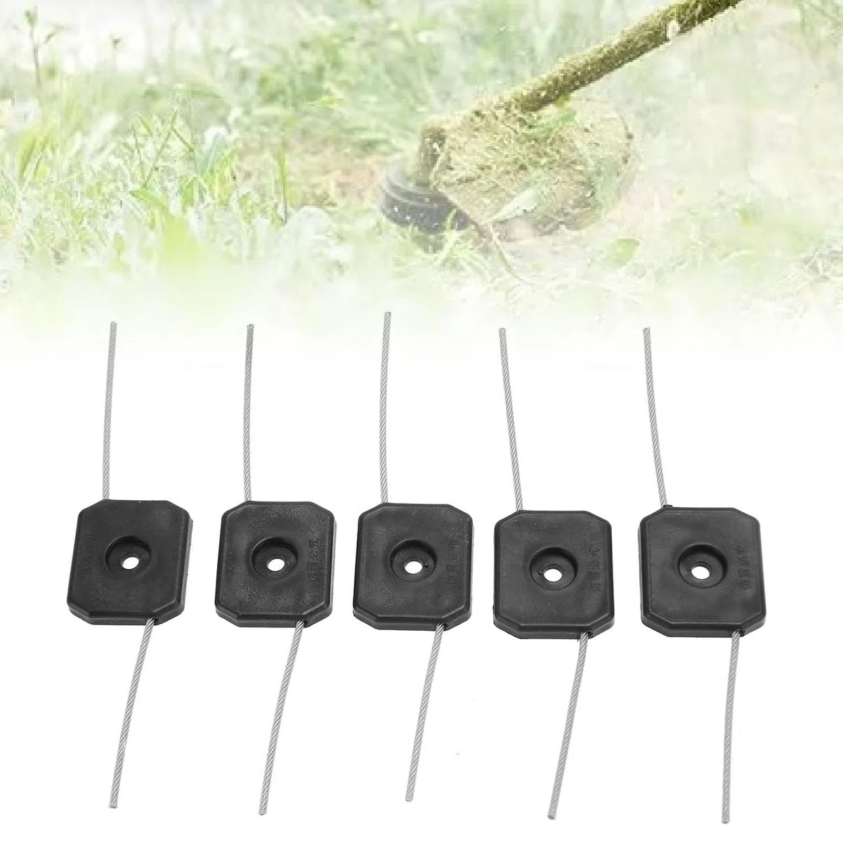 Wakects Testina di Ricambio per Decespugliatore da 5 Pezzi, di Decespugliatore da 150 Mm Accessori per Attrezzi da Giardino per Rifinitura di Giardini, Prati e Colture