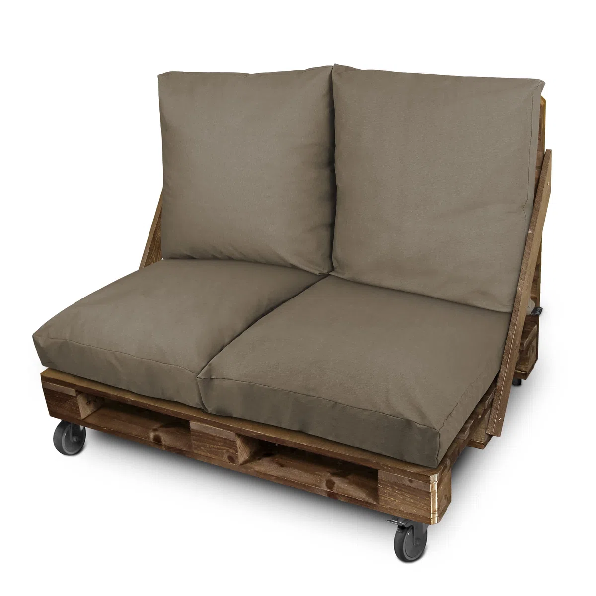Happers Cuscino da Pavimento Naylim Mate Impermeabile Multifunzione per Esterni, Panca e Pallet - Comfort e Versatilità in un unico Cuscino Sabbia 60x80