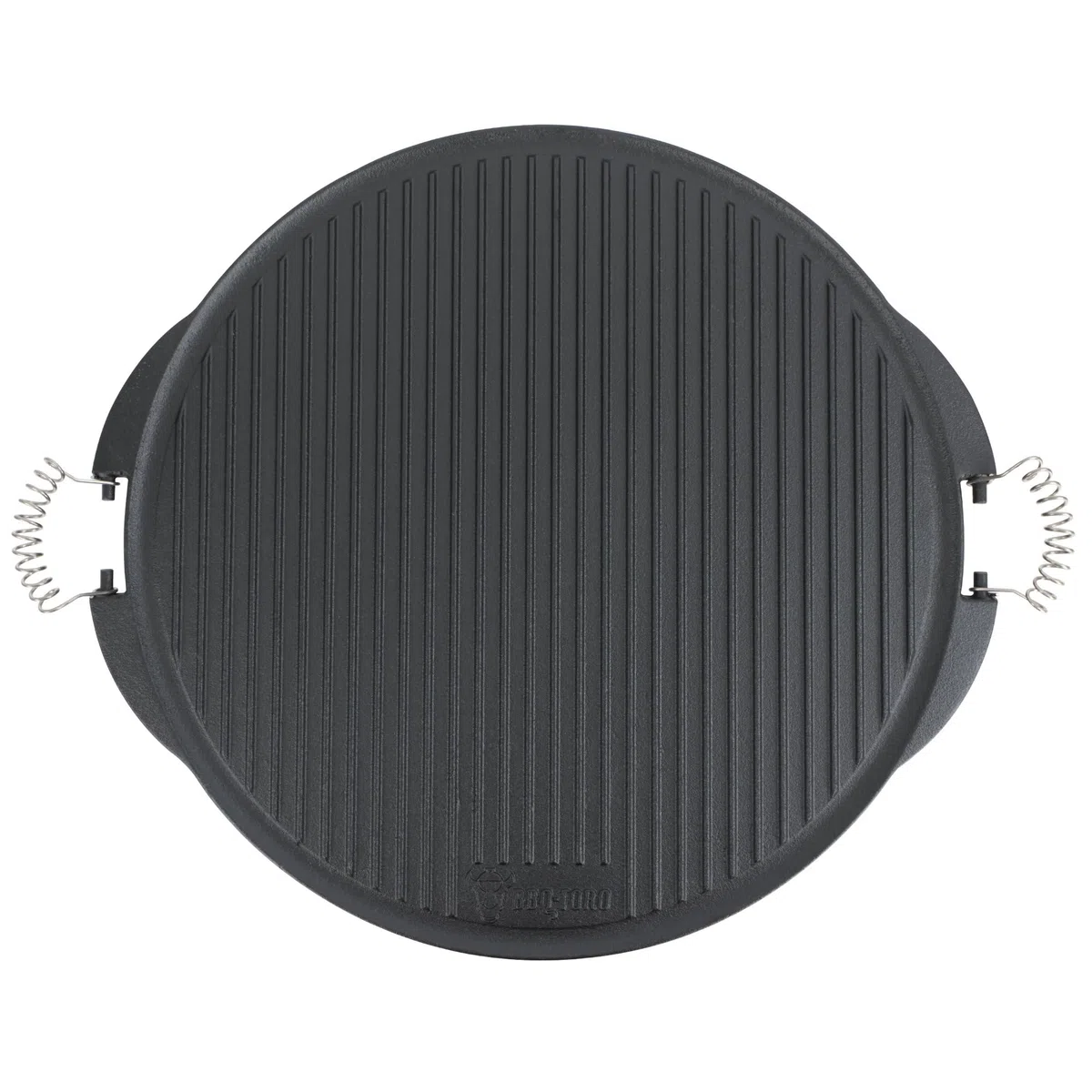 BBQ-Toro Piastra grill in ghisa con manici, diametro 53 cm, piastra reversibile, smaltata, accessorio per barbecue a gas, piastra smaltata per barbecue, barbecue a sfera, barbecue a carbonella