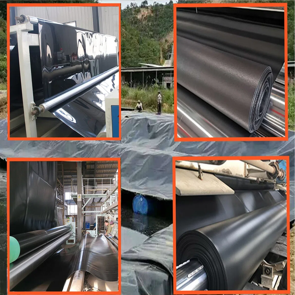 Rivestimento per stagno in polietilene espanso, resistente, 0,3 mm, HDPE, per laghetti, giardini e fontane, 7 x 10 m, nero, impermeabile, per grandi bacini, protezione per pesci e piante
