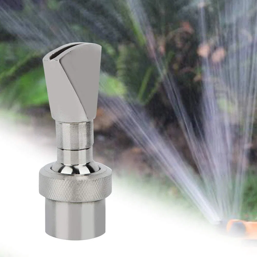 ugello per Fontana da Giardino,Ugello per Fontana Giardino in Acciaio Inossidabile, irrigatore per Fontana a Forma di ventaglio, Adatto per Giardini, stagni, stagni per Pesci