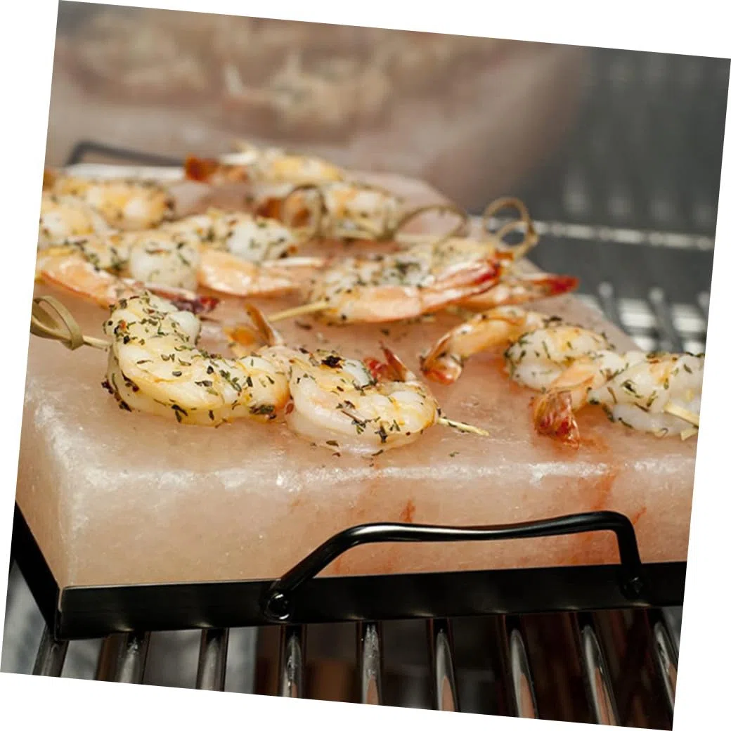Griglia per Barbecue Supporto per Piastra di Sale Utensile per Arrostire Sale Cottura Barbecue Utensili per Grigliare
