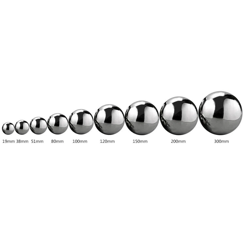 Sfera Cava lucidata a Specchio - Sfera Fissa in Acciaio Inossidabile 304 - Sfere galleggianti per laghetti - per Decorazioni Ornamentali da Giardino di casa (300mm)