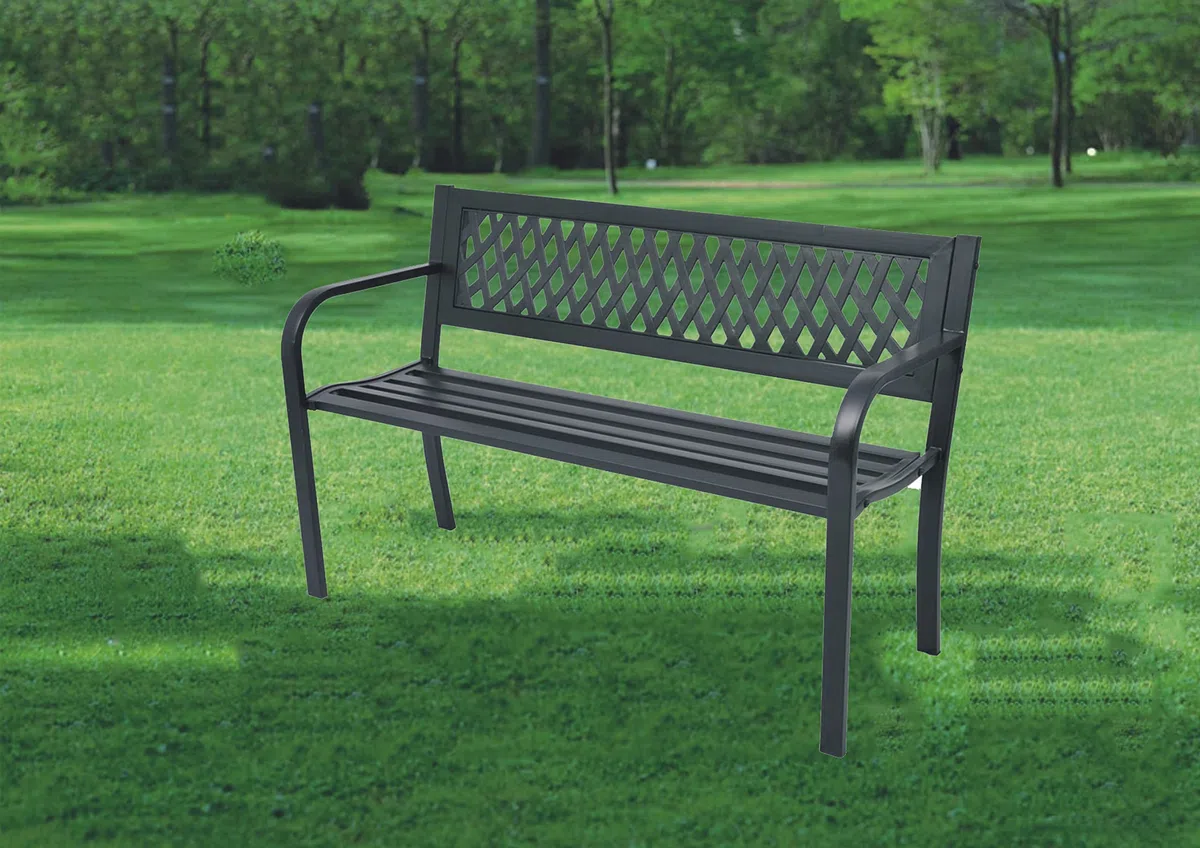 Linea Garden Friend Panca Boulevard in acciao