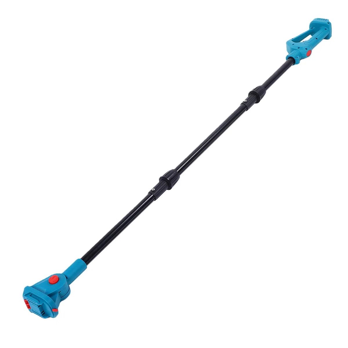GLOGLOW Asta di Prolunga per Motosega Elettrica, Impugnatura in Alluminio Regolabile da 1,2 a 2,4 M, Decespugliatore a Lunga Portata per Lavori in Giardino e Potatura di Alberi