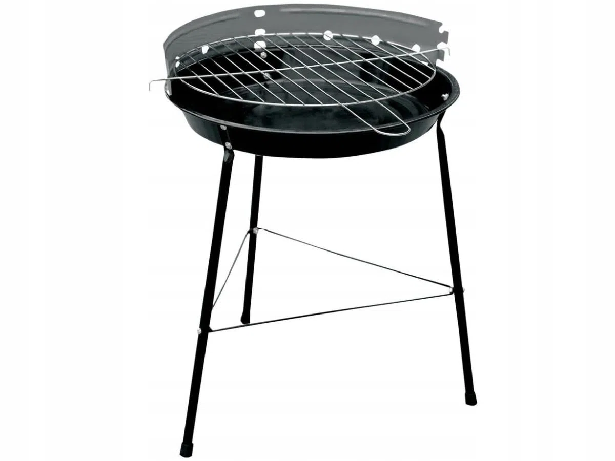 MG930 barbecue da giardino Barbecue a Carbone Rotondo Diametro 32,5 cm Altezza 43 cm Griglia Acciaio Cromato