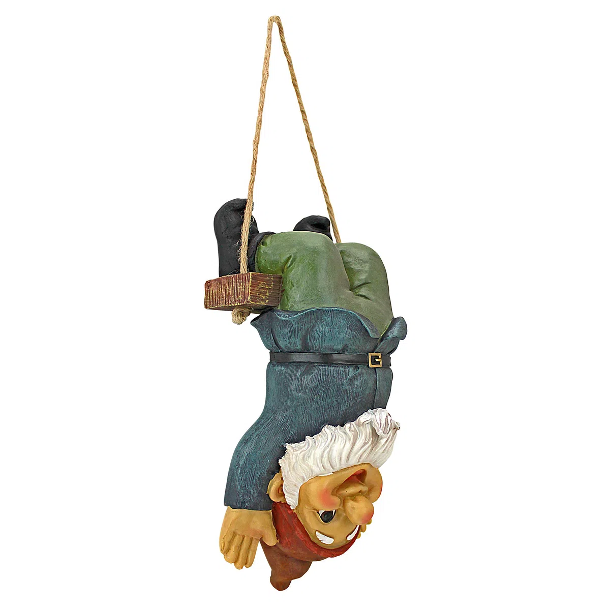 Garden Gnome Statue - Alfie Acrobat Swinging Gnome - Outdoor Garden Gnomes - Statue Divertente Prato Gnome