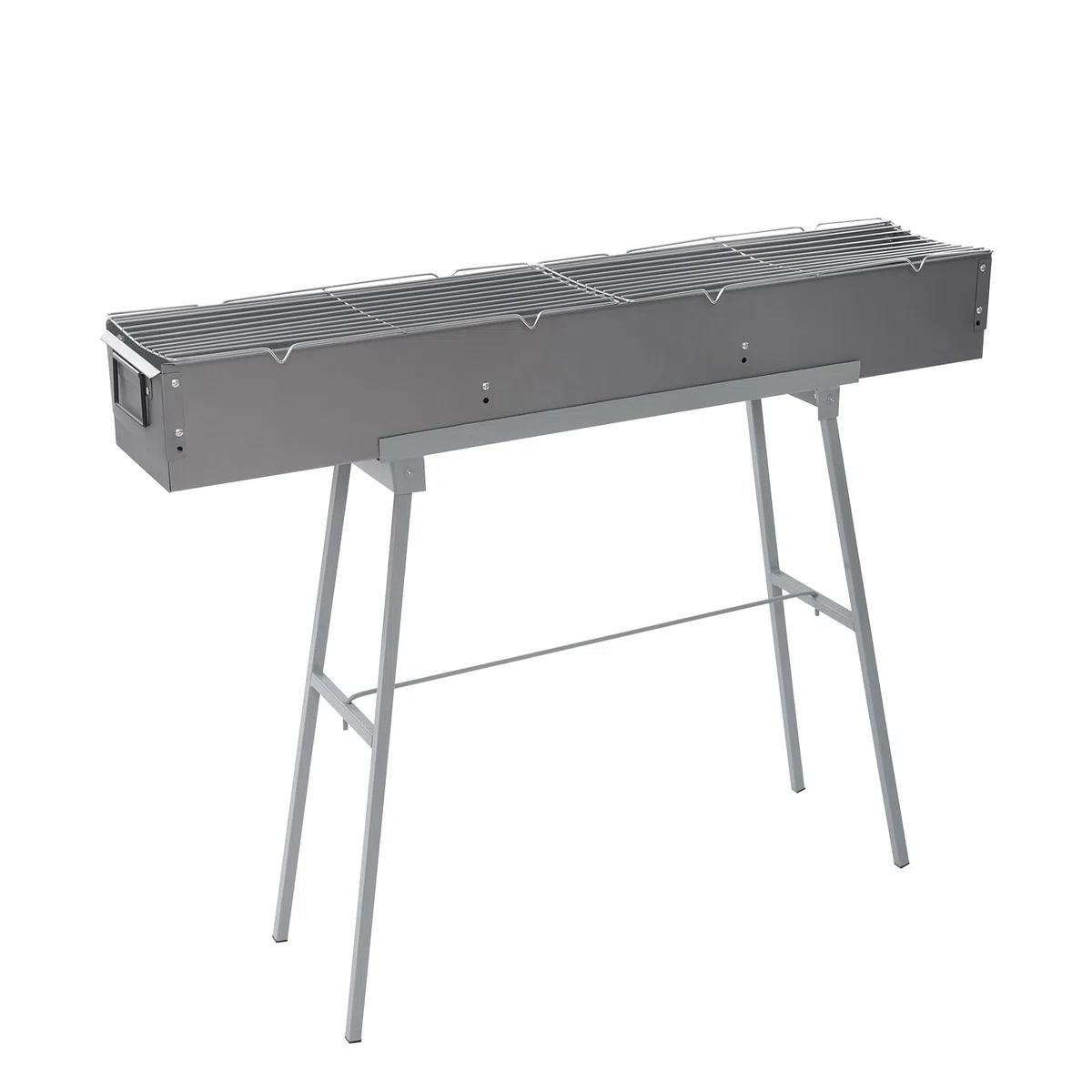 Barbecue a carbonella, portatile, pieghevole, da campeggio, da 100 x 18 cm, per picnic, campeggio, picnic, giardini e feste in spiaggia, per 5-10 persone